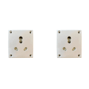 ANCHOR Penta, UNI Socket, Capton, 6A/16A, 240V, White, 39994 (Pack of 2)