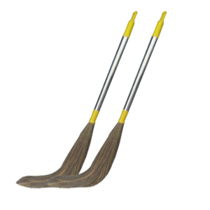 Kwaltial Broom, Phool Jhadu for Home Cleaning, Natural Grass Broom, Strong and Durable, Indoor and Outdoor Use, Pack of 2
